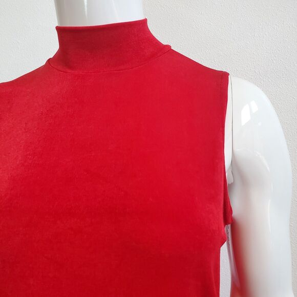 Vintage 90s Kathy Ireland Red Tank - Picture 5 of 6
